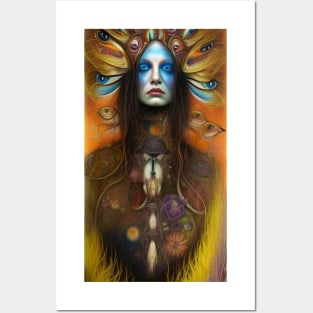 Stunning Visionary Art - Shamanism Spiritual Seeker of Visions Posters and Art